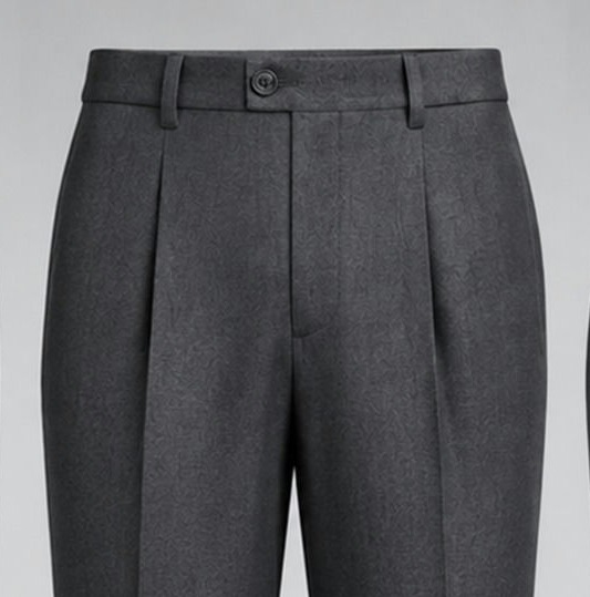 Single Pleat trouser front